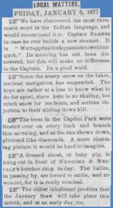 1877 Iceboating Lake Mendota