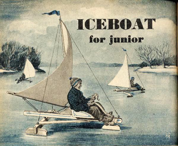 Iceboat Tech That Never Caught On: Front-Seater Junior Iceboat