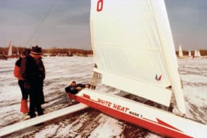 White Heat Skeeter Iceboat