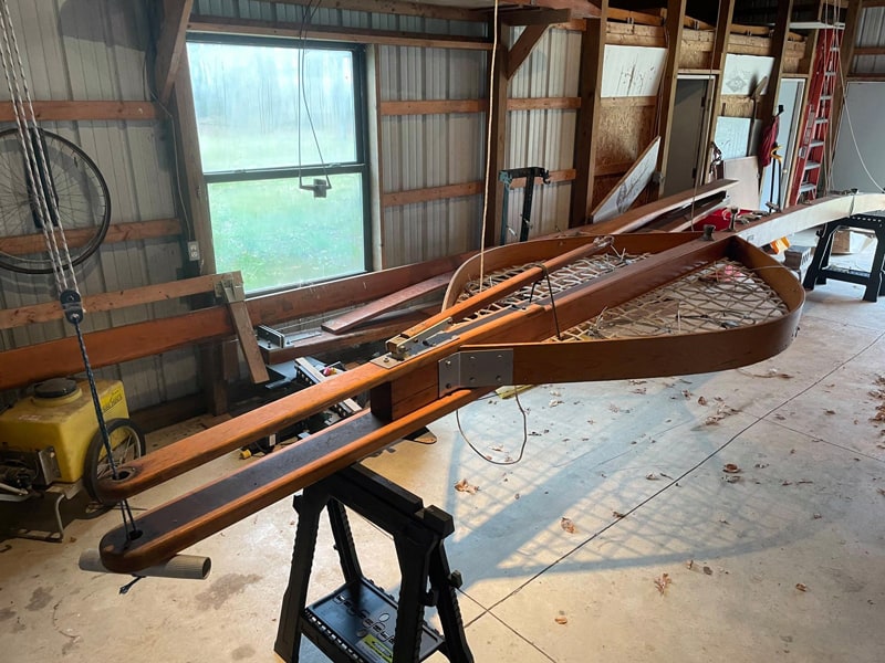 Spring Project: MI Stern-Steerer Down From the Rafters