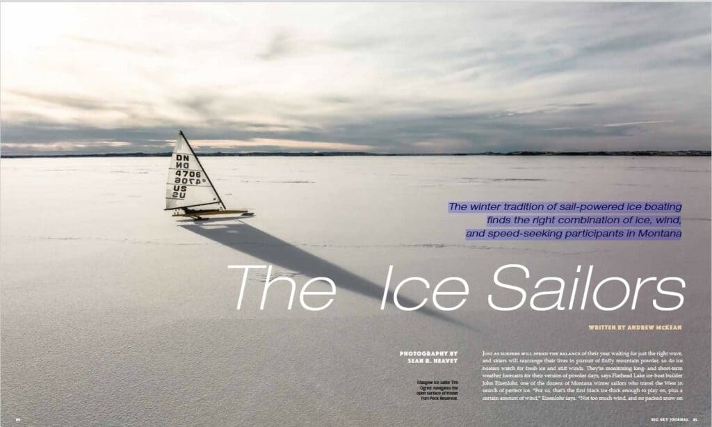 Big Sky Journal: Montana Ice Sailing